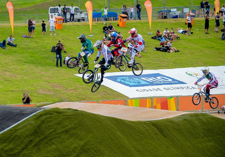 Competição de BMX nos Jogos Rio 2016